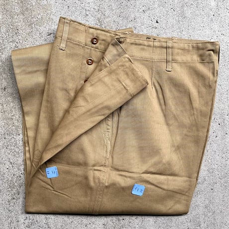 1940's USMC Chino Trousers Deadstock