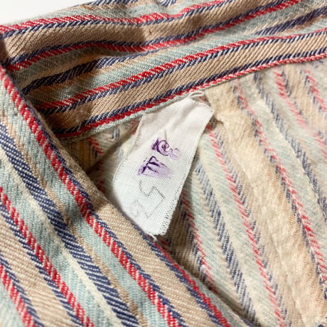 1950's〜 Bulgaria Military Pajama L/S Shirt Deadstock