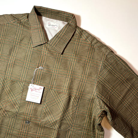 1960's Washington Dee Cee Flannel L/S Shirt Deadstock