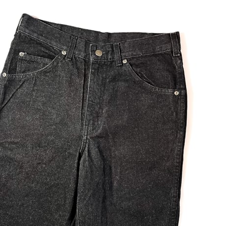 1980's Dickies Black Denim Pants Deadstock