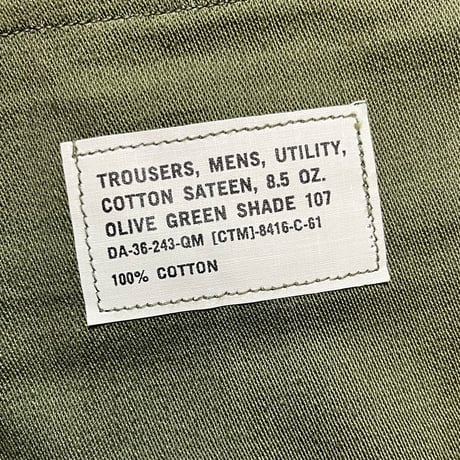 1960's US.ARMY Utility Trousers Deadstock