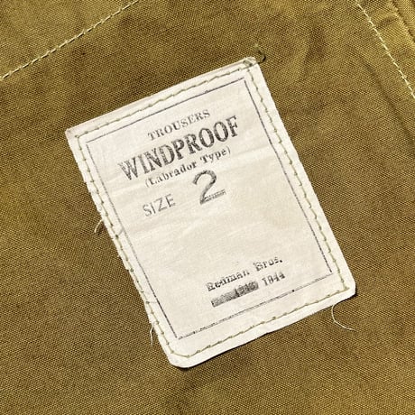 1940's Royal Marines SBS Labrador Type Over Trousers Deadstock