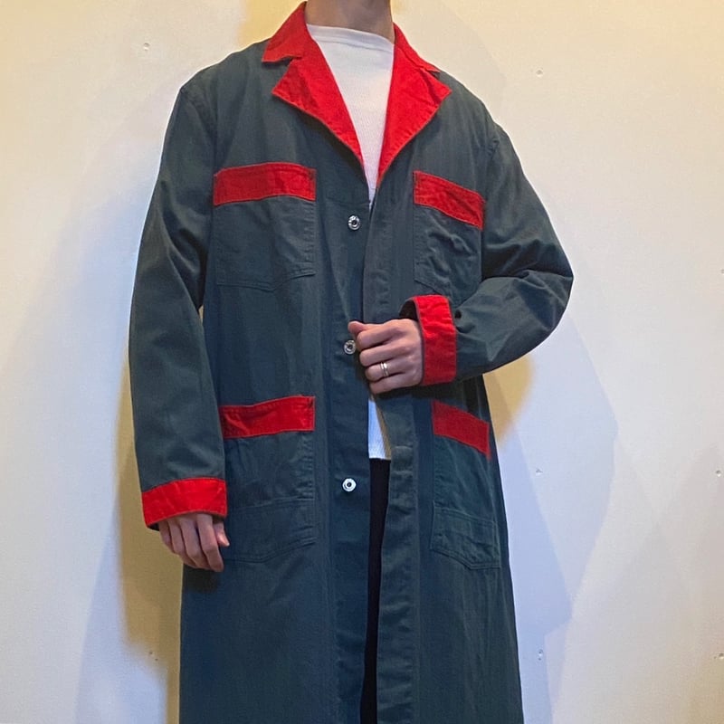 1950〜60's OPELIKA MFG CO. Herringbone Shop Coat