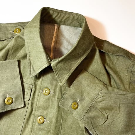 1950's British Army Green Denim Jacket Deadstock