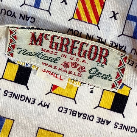 1960's McGREGOR Pullover S/S Shirt