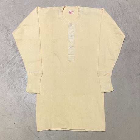 1940's SEQUOYAH Henleyneck L/S Tee
