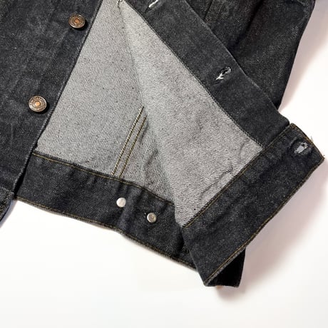 1980's Levi's 70506 Black Denim Jacket