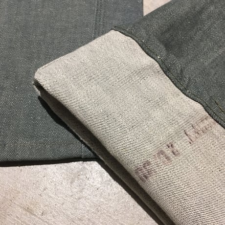 1950's〜 FYRESAFE Green Denim Trousers