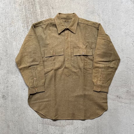 1910's〜 US.ARMY Wool Pullover L/S Shirt Deadstock