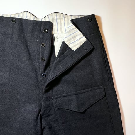 1940〜50's Royal Navy Wool Trousers Deadstock