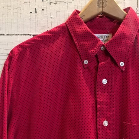 1960's W.T.GRANT Pin Dots L/S Shirt