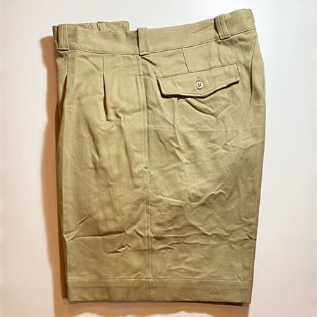 1950〜60's French Army Chino Short Pants Deadstock