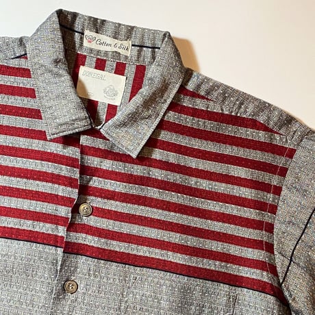 1950〜60's DONEGAL Cotton&Silk L/S Shirt