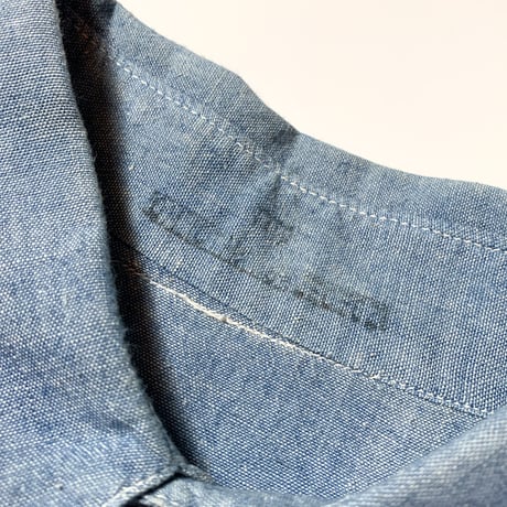 1950's US.NAVY Chambray L/S Shirt