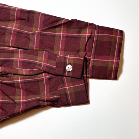 1960's OVEN BAKED Rayon L/S Shirt Deadstock