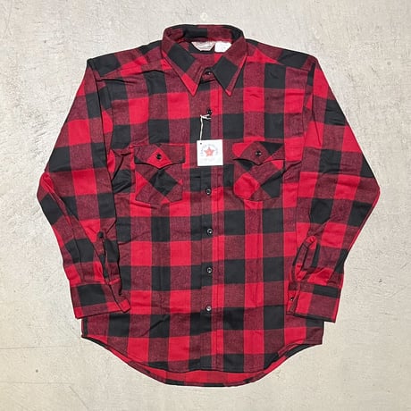 1980's WINTER RUN Heavy Flannel L/S Shirt Deadstock