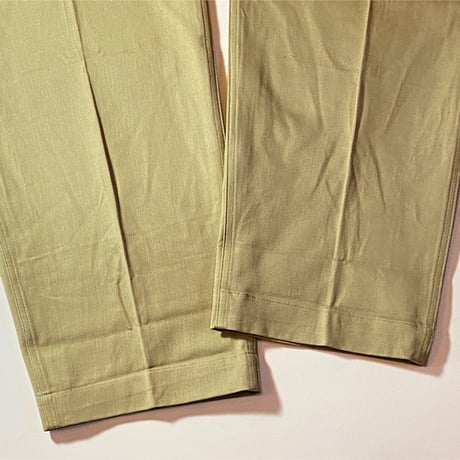 1950〜60's French Army M-52 Chino Trousers Deadstock