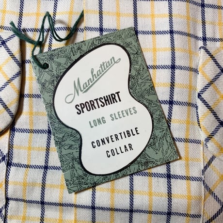1950's Manhattan Rayon L/S Shirt Deadstock