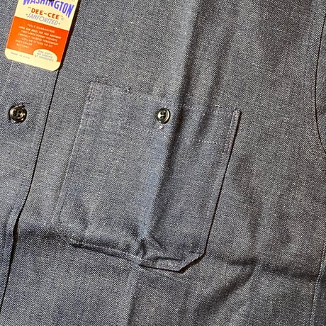 1960's WASHINGTON DEE CEE Denim L/S Shirt Deadstock