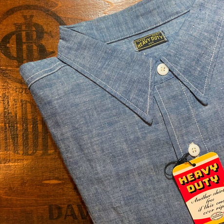 1950〜60's HEAVY DUTY Chambray L/S Shirt Deadstock
