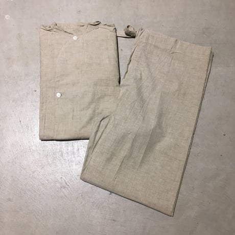 1910〜40's US.ARMY Pajama Set Up Deadstock