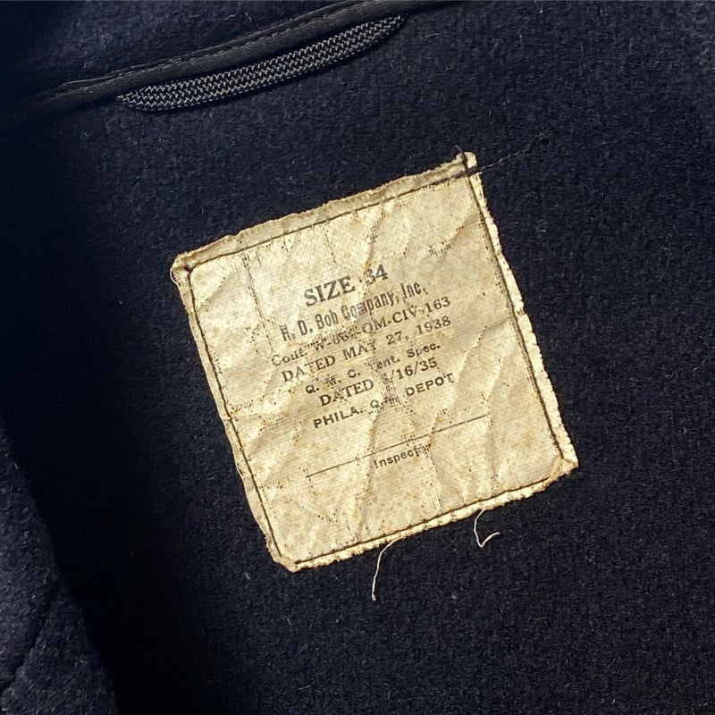 1930's US.ARMY Wool Mackinaw Coat | Unwave