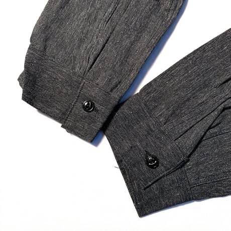 1950's PAL Black Chambray L/S Shirt Deadstock