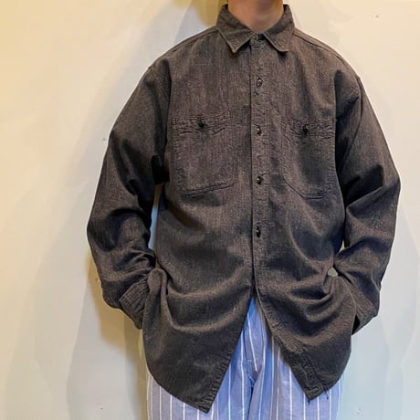 1950's BIG MAC Black Chambray L/S Shirt