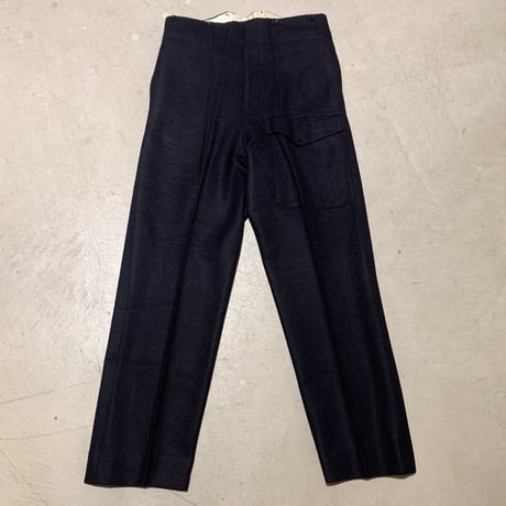 1940's Royal Navy Wool Trousers Deadstock