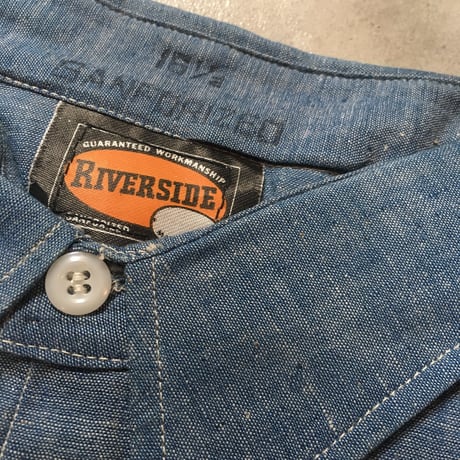 1950〜60's RIVERSIDE Chambray L/S Shirt Deadstock