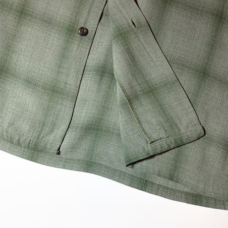 1960's TOWNCRAFT Rayon L/S Shirt