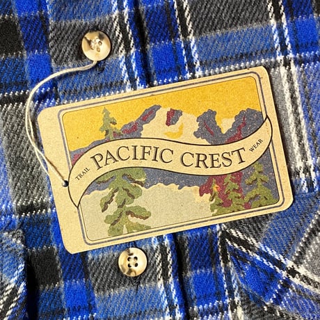 1980's〜 TRAIL PACIFIC CREST WEAR Heavy Flannel L/S Shirt Deadstock