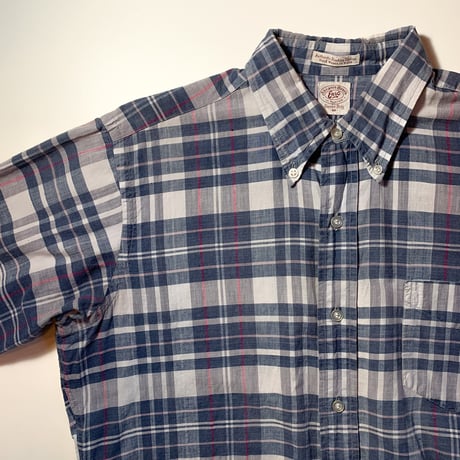 1960's Enro Indian Madras S/S Shirt