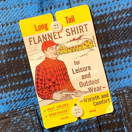 1960's 5 Brother Heavy Flannel L/S Shirt Deadstock