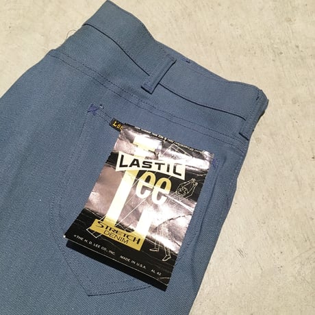 1960〜70's Lee Lastic Stretch Tapered Pants Deadstock