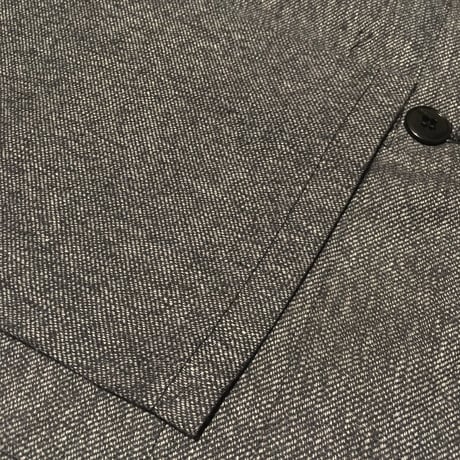 1950's French Unknown Black Chambray Atelier Coat Deadstock