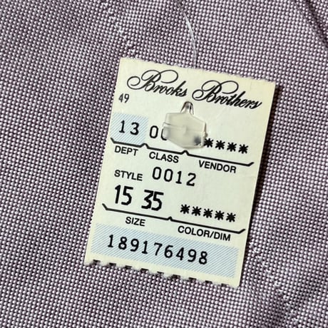 1970's〜 Brooks Brothers L/S Shirt Deadstock
