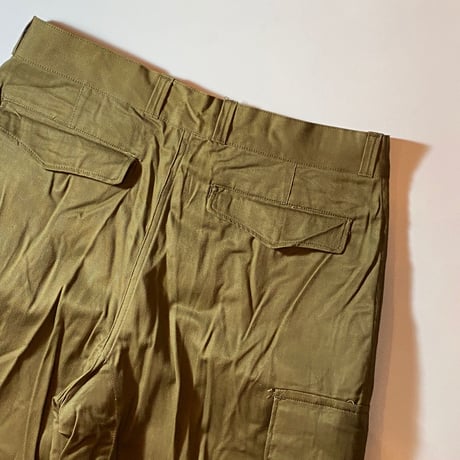 1950〜60's French Army M-47 Herringbone Trousers Deadstock