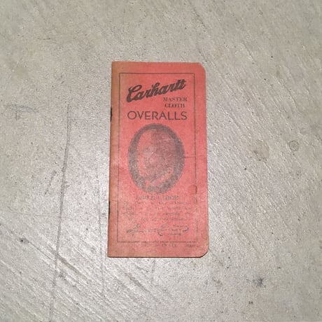 1930's Carhartt Time Book