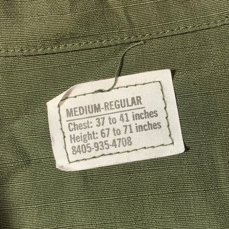 1970's US.ARMY Jungle Fatigue 4th Jacket Deadstock