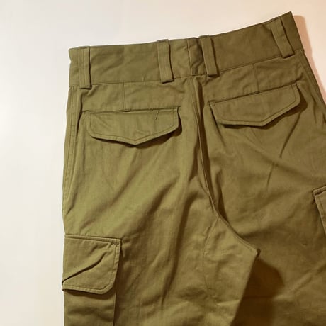1950〜60's French Army M-47 Herringbone Trousers Deadstock