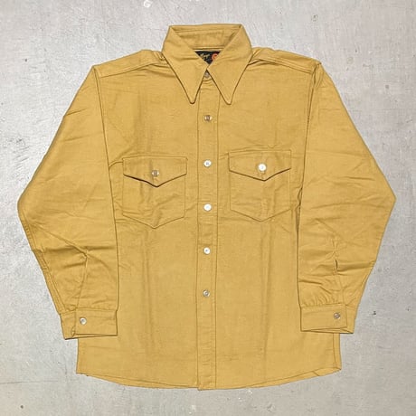 1970's Bullseye Bill Chamois Cloth L/S Shirt Deadstock