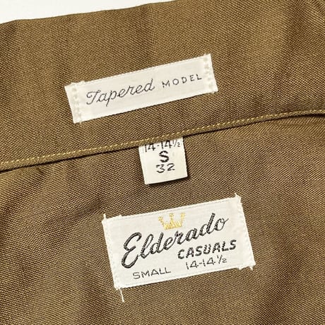 1960's Elderado Rayon&Acetate L/S Shirt Deadstock