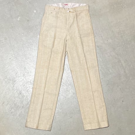 1930's〜 LOEB'S Cotton Trousers Deadstock