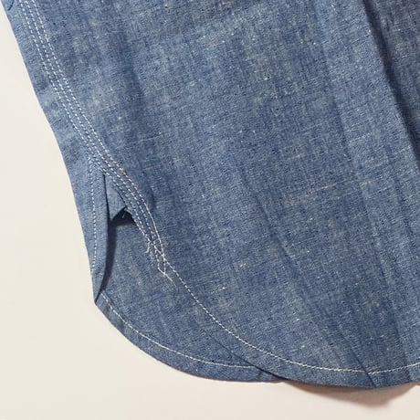 1950's〜 Powr House Chambray L/S Shirt Deadstock