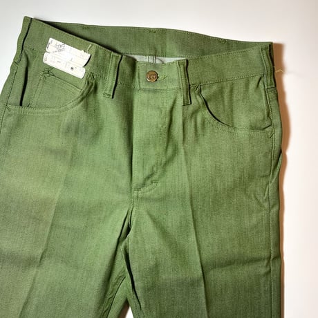 1960〜70's Lee Leens LASTIC Stretch Denim Tapered Pants Deadstock