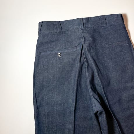 1960's Unknown Denim Chino Trousers Deadstock