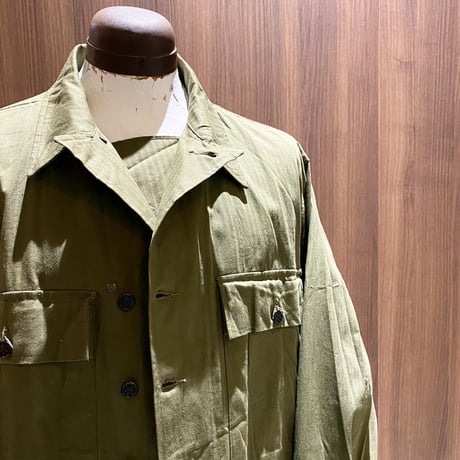 1940's US.ARMY M-43 Herringbone Jacket Deadstock