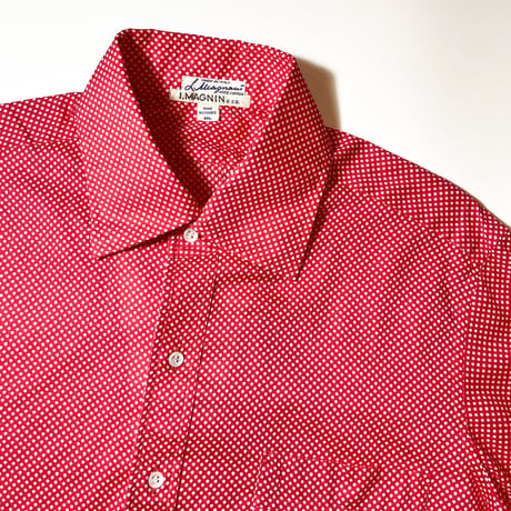 1960's I.MAGNIN&CO. Dots L/S Shirt