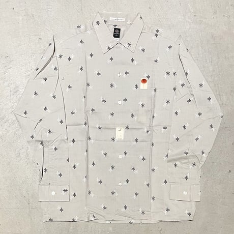 1960's DONEGAL Cotton&Rayon L/S Shirt Deadstock